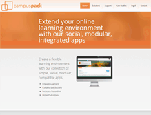 Tablet Screenshot of campuspack.net